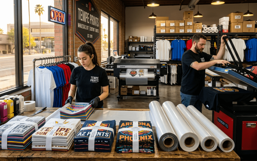Wholesale DTF Prints for T-Shirts: Fast, Bright, Reliable