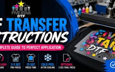 DTF Transfer Instructions for Perfect Press Results Every Time